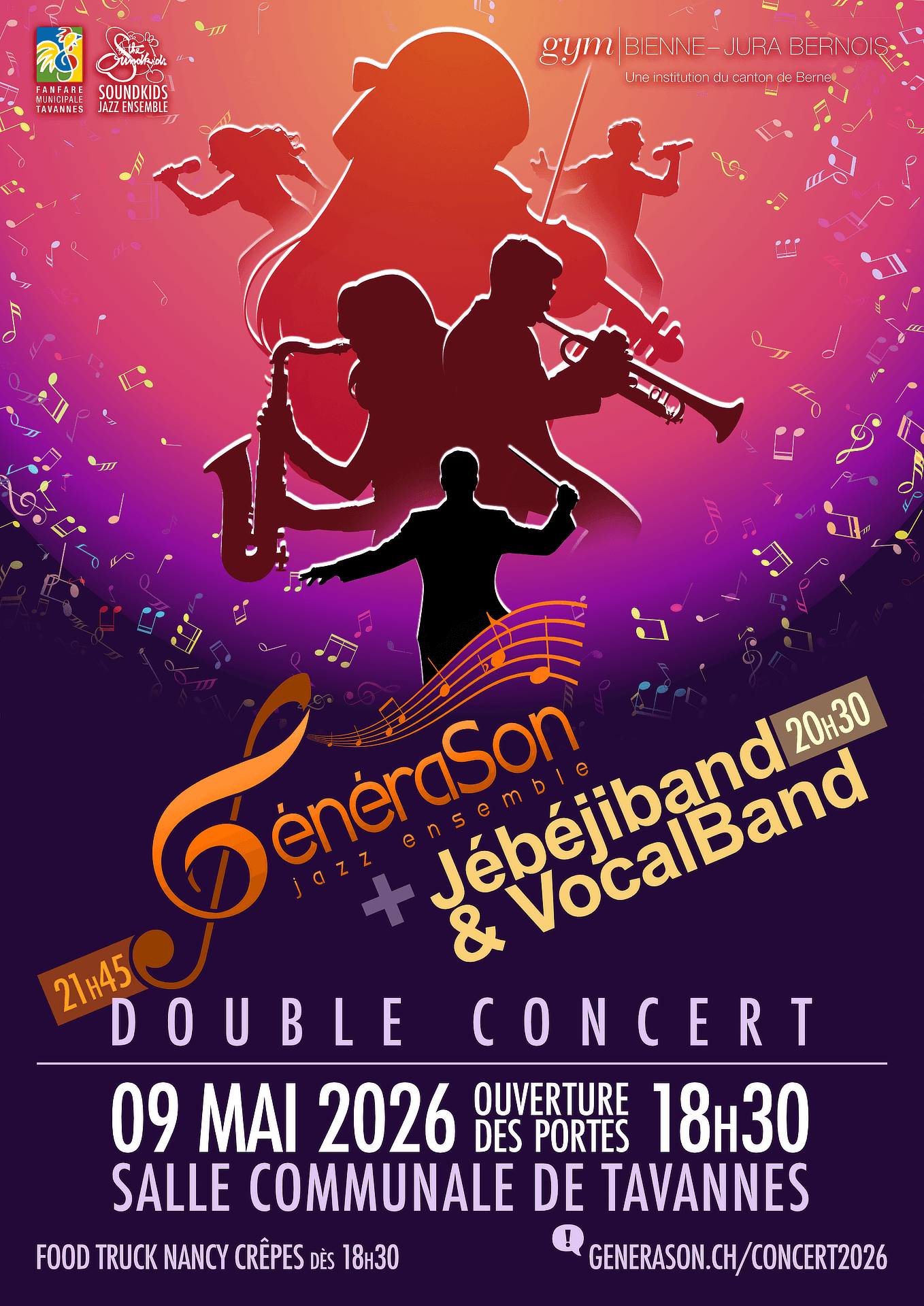 Affiche concert annuel 2026